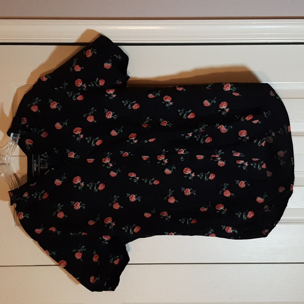 Forever 21 Men's Floral Shirt
